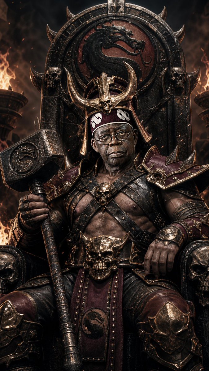 preciousIpress's tweet photo. @trigottista It is easy for Tinubu the Shao Kahn to take weak warriors and greedy individuals soul https://t.co/bIZfele7Fb