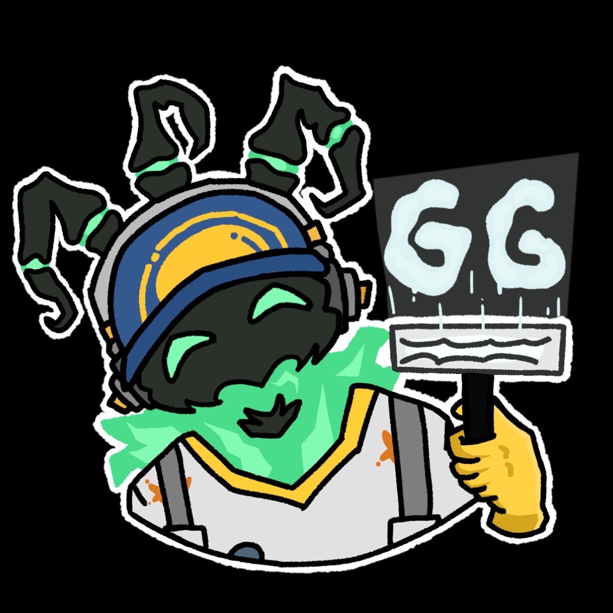 ERR_012's tweet photo. (1-4/8) Reposting my old Janitor Thresh stickers 

Link for the folder of these with transparent background in the replies if anyone wants to use them (maybe not) https://t.co/4eyxpP5xOu