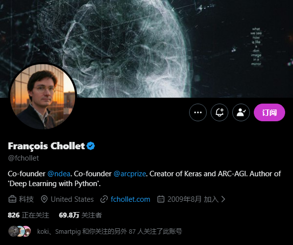 zhouluobo's tweet photo. 说一个暴论，如果想理解 AI 接下来怎么走，先把信息源换一批。

相信很多朋友和我一样，AI 关注列表里，有大量工具号、变现号、提示词号，这些当然有用。

但如果你想看更上游的东西，比如模型方向、Agent 演进、开源生态、机器人、推理、AI 安全、产品化趋势，可以优先关注这些人。

按 4 层来分，咱们一层一层看。

第一层：顶级研究者和思想源头

@karpathy 
最适合普通人长期关注的 AI 技术解释者。LLM、训练、Agent、教育内容都讲得非常清楚。

@ylecun 
图灵奖得主，Meta AI 代表人物。观点很锋利，经常和主流 LLM 路线辩论。

@fchollet 
Keras 作者，ARC-AGI 发起人。很适合看他对智能、泛化、评测的思考。

@ilyasut 
Ilya Sutskever，SSI 创始人。发得少，但每次都容易成为行业信号。

@geoffreyhinton 
深度学习奠基人之一。AI 风险、智能本质、神经网络历史，都绕不开他。

@goodfellow_ian 
GAN 发明者。低频高信号，适合关注基础研究和技术判断。

@NoamShazeer 
Transformer 论文作者之一，https://t.co/21h2YzU8lz 联合创始人。真正影响过这一代模型架构的人。

第二层：顶级实验室和负责人

@OpenAI 
模型、Codex、Agent、开发者生态，一手更新源。

@AnthropicAI 
Claude、Computer Use、AI 安全和可控 Agent，非常适合关注 Agent 工作流的人。

@GoogleDeepMind 
Gemini、Alpha 系列、科学 AI、机器人和多模态研究。

@AIatMeta 
开源模型、Llama、视觉和基础研究，开源生态必须看。

@xai 
Grok、X 算法、实时信息流和 AI 产品结合，和 X 内容生态关系很近。

@sama 
OpenAI CEO，看产品方向和行业节奏。

@DarioAmodei 
Anthropic CEO，看安全、Scaling、模型治理和长期判断。

@demishassabis 
DeepMind CEO，AI for Science 这条线非常重要。

第三层：Agent、工程化和真实工作流

@hwchase17 
LangChain 创始人。LangGraph、Agent 架构、Evals、长期工作流，非常适合做 Agent 的人看。

@LangChain 
Agent 工程化更新源，LangGraph / LangSmith / Deep Agents 都在这里。

@jerryjliu0 
LlamaIndex 创始人。RAG、知识库、数据层和 Agent 结合，实战价值很高。

@goodside 
Riley Goodside，提示词、模型行为、边界测试，很多案例都能直接启发工作流设计。

@HamelHusain 
做 AI 系统测试、Evals、可靠性，非常适合看“怎么让 Agent 真正可用”。

@swyx 
AI Engineer 代表人物之一。Agent、AI UX、开发者生态、产品化趋势都很有密度。

@DrJimFan 
NVIDIA 机器人和具身智能方向，非常适合看 Physical AI、世界模型和机器人。

第四层：产品、创业和 AI 应用

@AndrewYNg 
AI 教育、应用落地、创业和职业建议，适合长期看。

@levelsio 
独立开发者代表，AI 产品化和快速上线能力很强。

@steipete 
OpenClaw / 桌面 Agent 相关，适合关注本地 Agent、电脑控制和开发者工具。

@rileybrown 
Vibe coding 和 AI 产品实操，适合看普通人怎么把 AI 用成产品。

@gregisenberg 
AI 创业、创意、商业化，适合看需求和产品机会。

@yoheinakajima 
BabyAGI 作者，早期 Agent 探索者，适合看自主 Agent 的实验。

如果要选出 10 个一定要关注的，我会选下面这个列表，

@karpathy 
@fchollet 
@ylecun 
@ilyasut 
@OpenAI 
@AnthropicAI 
@GoogleDeepMind 
@hwchase17 
@goodside 
@DrJimFan 

这 10 个基本能覆盖模型、研究、Agent、产品和未来方向。

工具号可以帮你追热点。

这些账号能帮你判断热点背后的趋势。