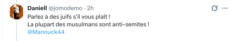 Manouck44's tweet photo. « La plupart des musulmans sont antisémites. » C’est ce que j’ai lu ici récemment. Plutôt que de répondre par la colère, je préfère vous raconter une histoire vraie. Celle d’un homme musulman qui a risqué sa vie pour sauver deux familles juives de la barbarie nazie. Déroulez. 👇 https://t.co/XhRDxR7xdi