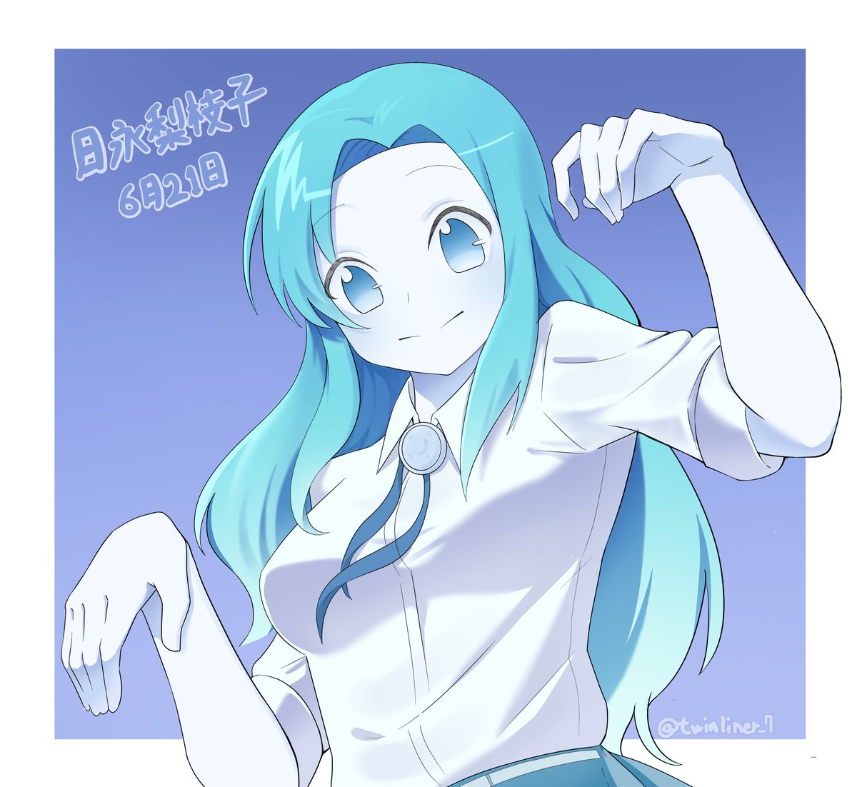 twinliner_7's tweet photo. 日永 梨枝子さん
お誕生日おめでとうございます 
アニメには出演していませんが、
漫画で見て印象に残りました(ギリギリだった)
@angelfrench https://t.co/j4Ld3PhIKD