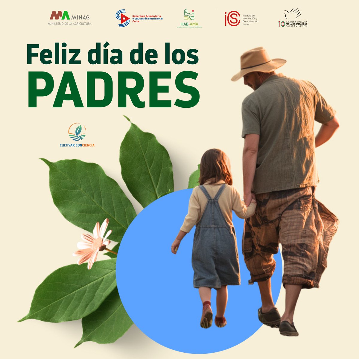 CultivaCiencia's tweet photo. Desde Cultivar Conciencia enviamos una felicitación especial a todos los Padres en este día. 🌱❤️

#Cuba #CultivarConciencia https://t.co/6j0u819DGs