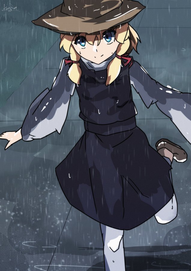 KagiyaHourai's tweet photo. #深夜の真剣お絵描き60分一本勝負
雨に降られても神様ならへっちゃらなすわわ https://t.co/4YPjwt7bbX