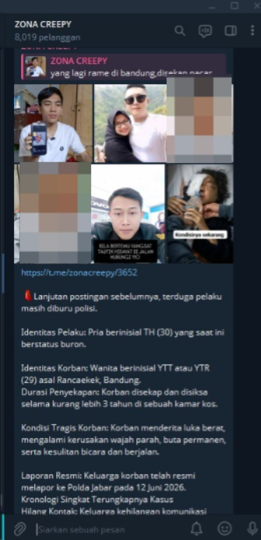 zonacreepyy's tweet photo. Selengkapnya Tanpa Sensor: https://t.co/mHaCFWl9iV

penyekapan wanita di Bandung selama tiga tahun ini faktanya. Terduga pelaku masih diburu polisi. https://t.co/AKYFAXKteb