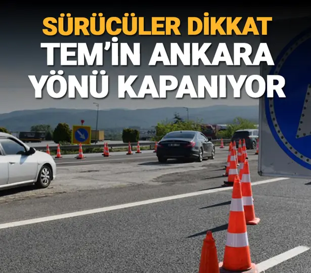 ntv's tweet photo. SÜRÜCÜLER DİKKAT
TEM'in Ankara yönü kapanıyor

https://t.co/RHz8lMVF2N

Foto: NTV https://t.co/bxVkgQ9R4a
