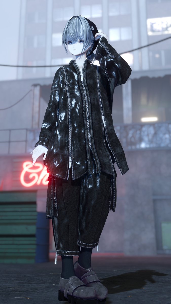 ZsuVVCMEYL85941's tweet photo. #Marycia3D #DWE_VRC #PR 
DUAL WEAR EXPERIENCE様の新作『Oscurita』のテスターをさせて頂きました。
現在は、マリシア用のみ先行販売となっています。
様々な素材感のマテリアルで多様な着こなしが出来ます。 https://t.co/snng6YRyND