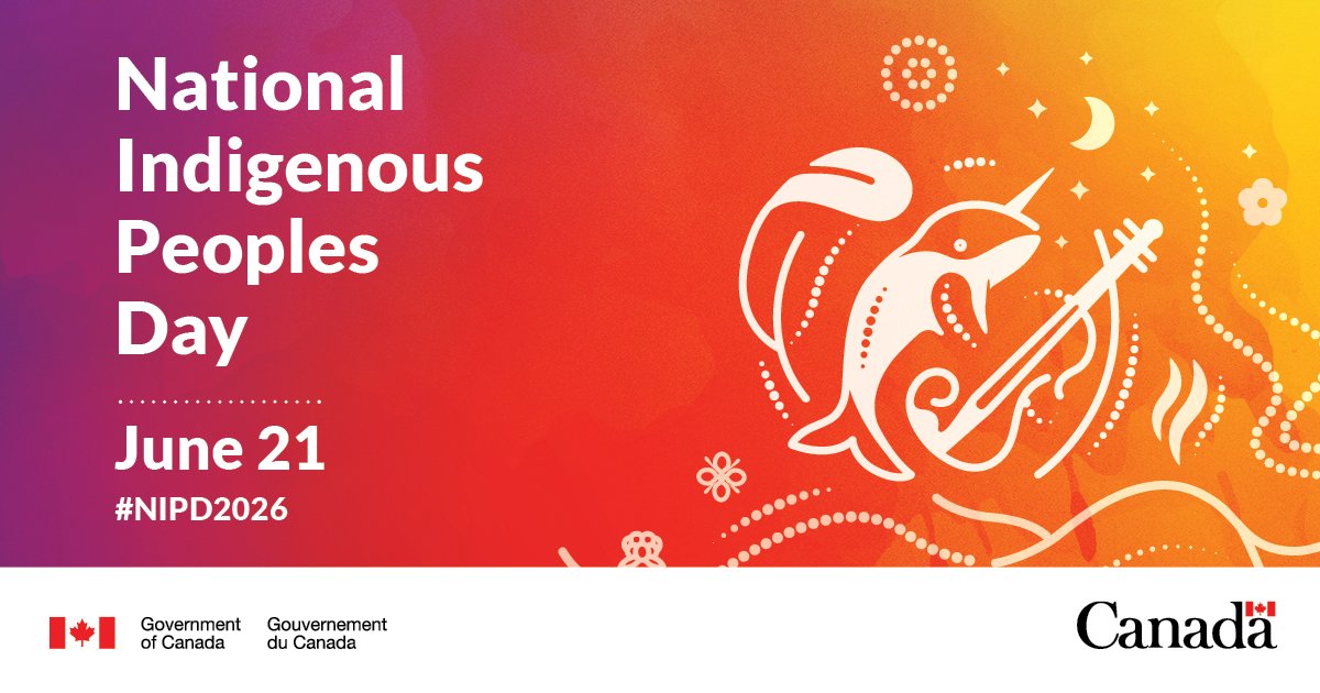PrivyCouncilCA's tweet photo. Today, we celebrate National Indigenous Peoples Day. A time to recognize the traditions, cultures and contributions of First Nations, Inuit and Métis Peoples across Canada and reaffirm our commitment to reconciliation. #NIPD2026 #NIHM2026 #GC https://t.co/ek8g5sROqV