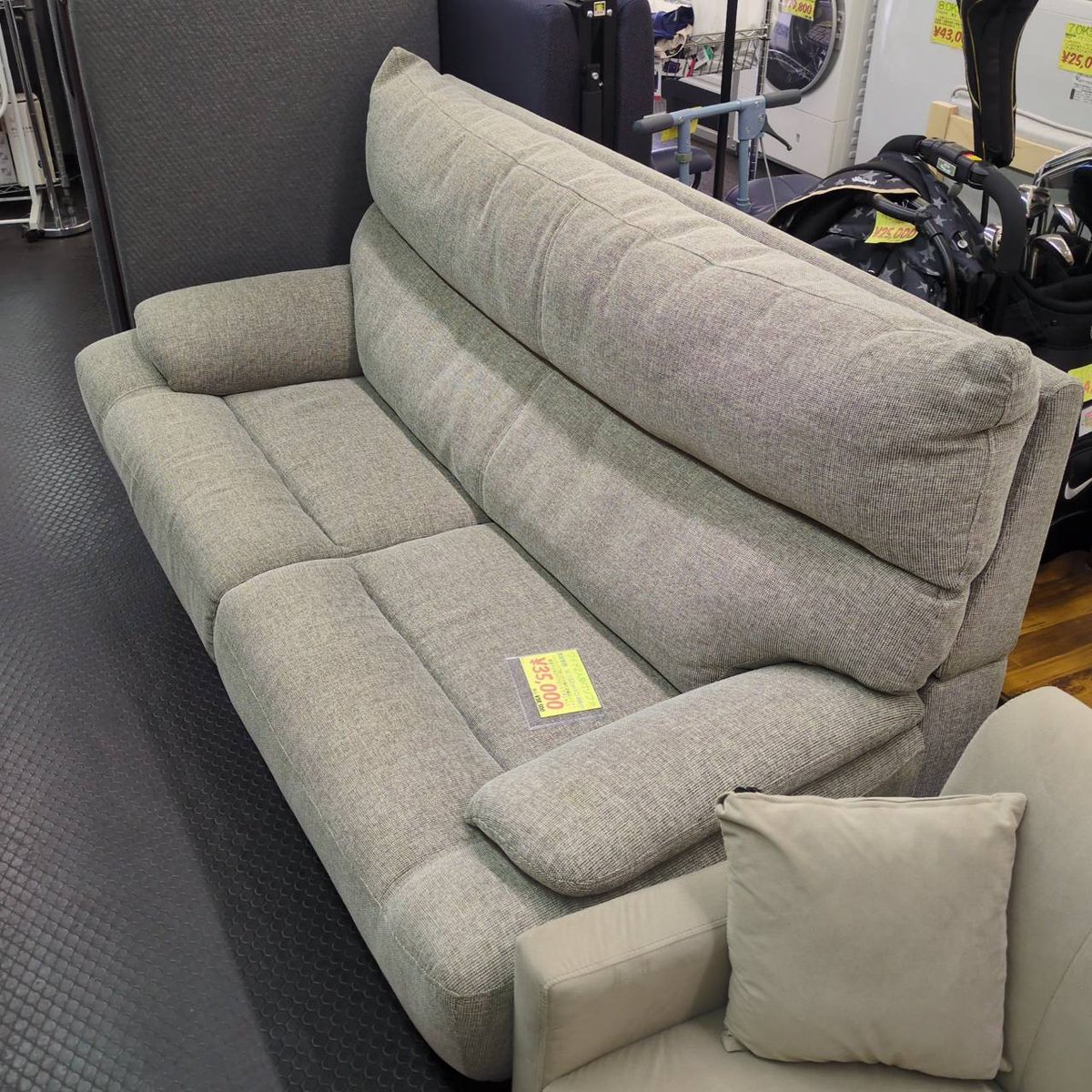 本日商品入荷情報 2人用ファブリックソファ ワイドサイズです！ W