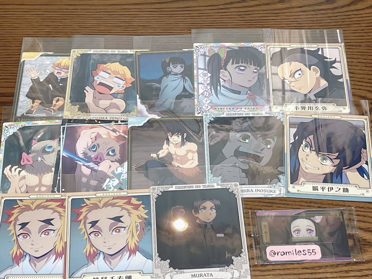 ramiles55's tweet photo. 【交換/譲渡】鬼滅の刃スナップマイド 2 3

【譲】画像1、2

【求】画像3の炭治郎＞定価（125円）＋送料

郵送希望📮
最優先の炭治郎を沢山集めたくて交換を探しております✨(可能でしたら買取も致します。)
厳しいかと思いますが宜しくお願い致します。 https://t.co/udRUjTGoEO