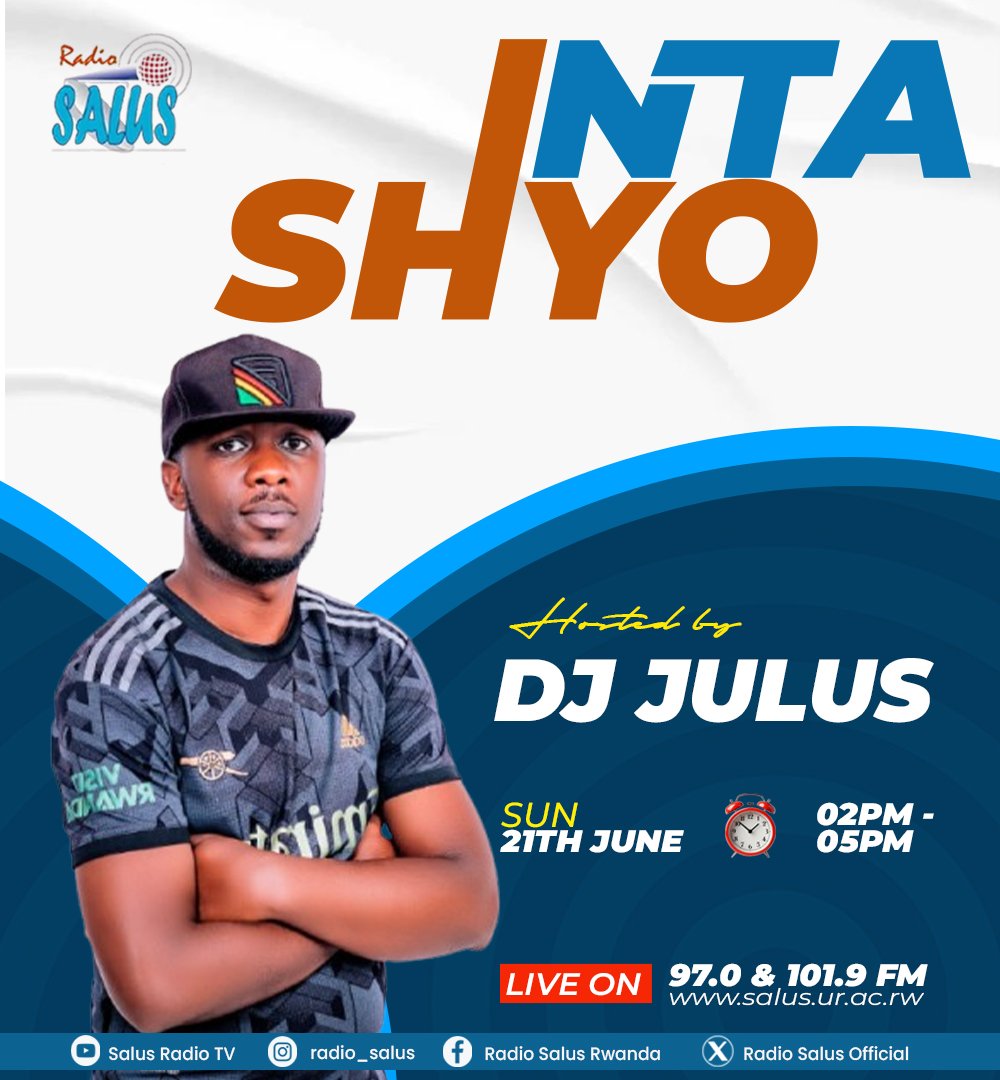RADIOSALUS1's tweet photo. Tashya abawe kuri Radio Salus kuva 14:00- 17:00.
#Intashyo https://t.co/4Z04DUaMlK