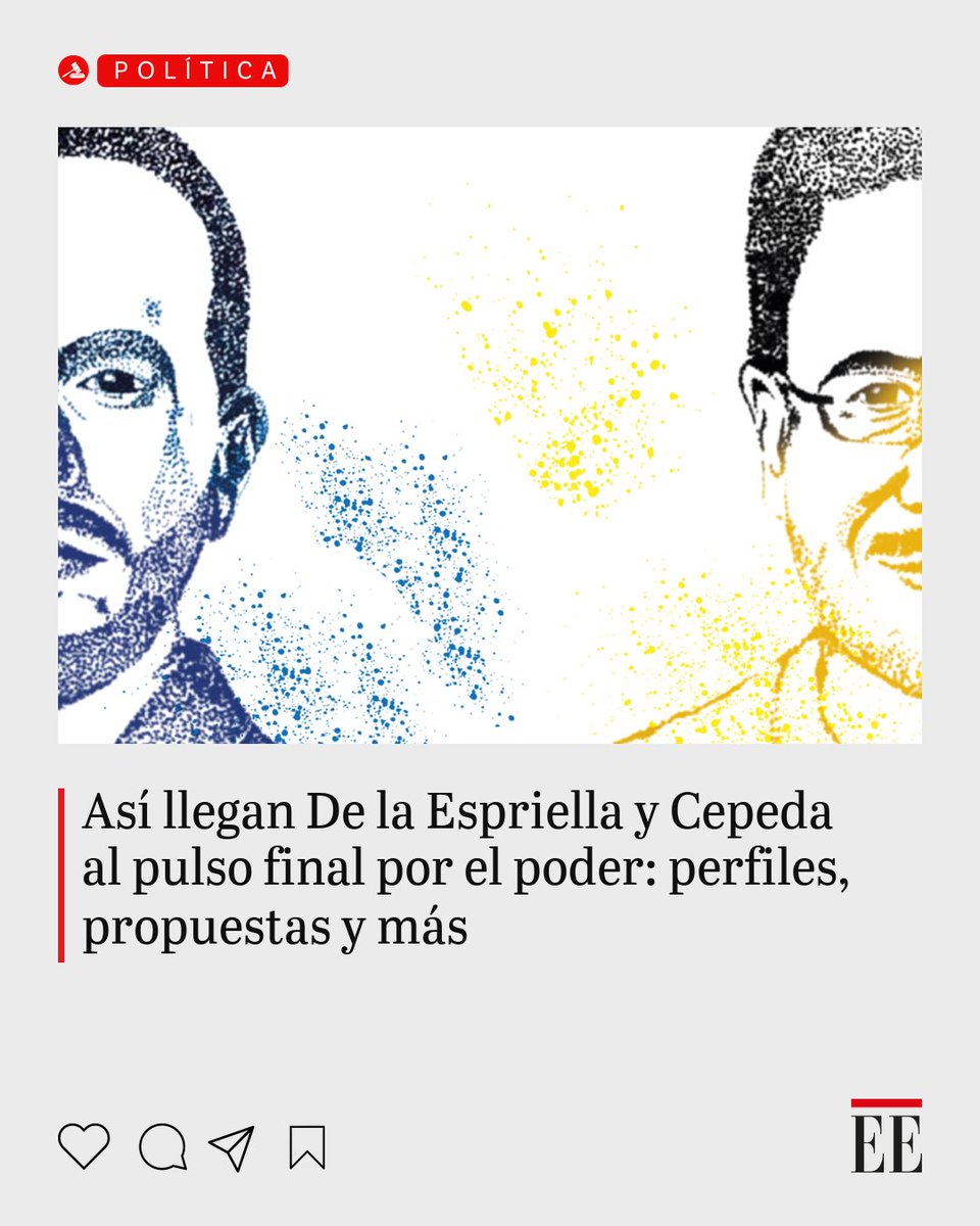 elespectador's tweet photo. ¿Qué implica para el país la llegada a la presidencia de Abelardo de la Espriella o de Iván Cepeda? Sus hojas de vida, programas de gobierno, los políticos que los rodean y hasta los recursos de sus campañas ayudan a contestar esta pregunta. 👉 https://t.co/YektrcgLva https://t.co/Oh0xpg4n1Y