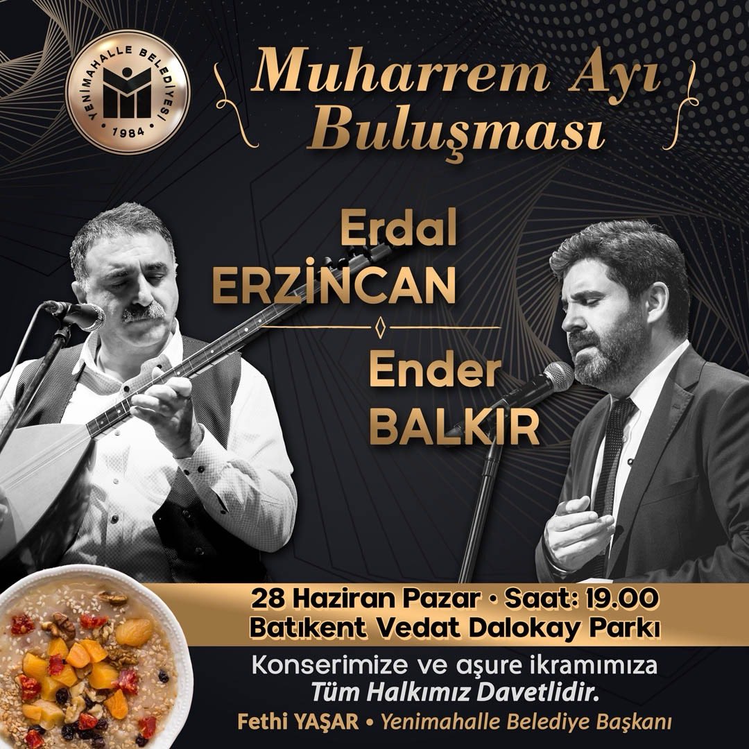 fethiyasar's tweet photo. Muharrem ayı dolayısıyla düzenleyeceğimiz programa tüm vatandaşlarımız davetlidir.

🗓️ 28 Haziran Pazar
🕖 19.00
📍 Batıkent Vedat Dalokay Parkı

@erdalerzincan 
@enderbalkir https://t.co/zeYhMgg7S8