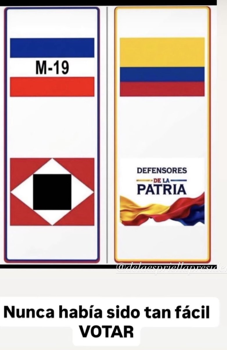 Ana60978849350's tweet photo. @petrogustavo Nunca había sido tan fácil decidir por quién votar… https://t.co/EExhGLODZ7