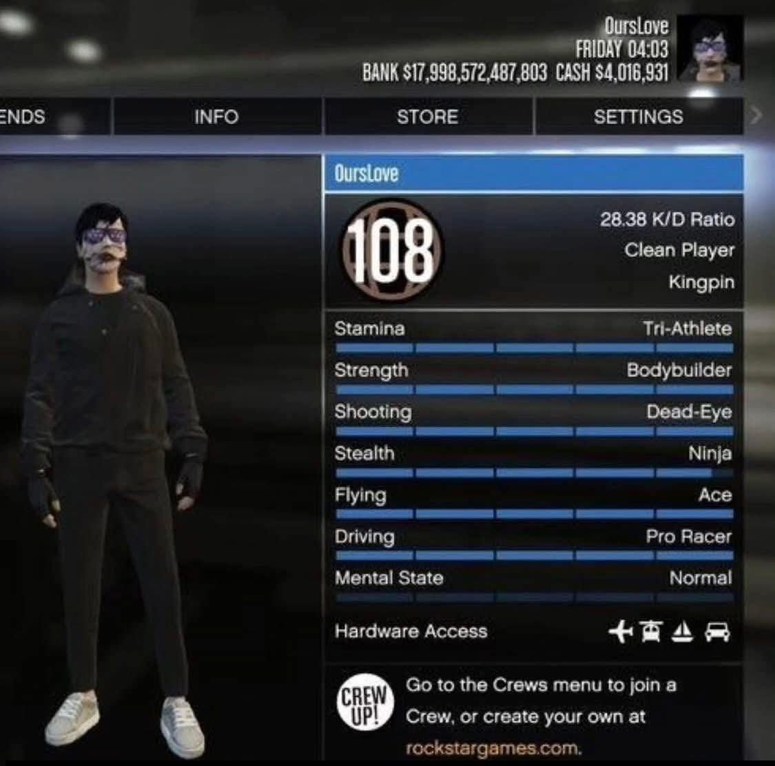 abraham_ch38181's tweet photo. Gta modded Account
PS4
Male account
Lvl 108
17.9 trill
Modded cars
Free name change
INBOX ME PRIVATELY
#pc #lossantos #torontorealestate #fortnite #twitch #gtaroleplay #gtarp #snapmatic #realestate #gtaoutfits #memes #gtapics #youtube #gtarealestate #gtaphotos #gtasanandreas https://t.co/5RvPyiMgAy