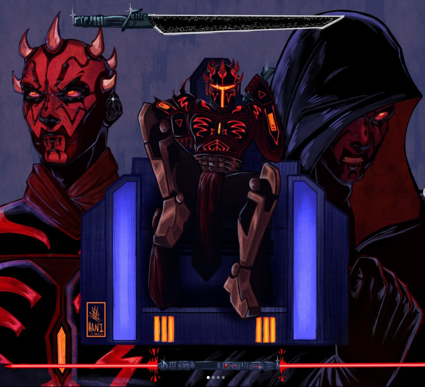 Fett_Films's tweet photo. "Cuando su valor dejó de ser suficiente para el Sith que lo había moldeado, no hubo lágrimas. Solo un vacío que se convirtió en propósito. Aprendió que, el poder pertenece a quien sobrevive a la traición… y la venganza es la forma más pura de supervivencia."

Artista: hani_bony https://t.co/nVLDJ30QNp