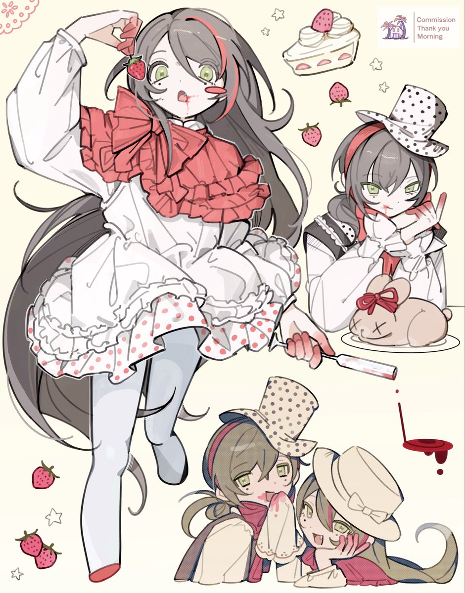 _d0nteat_'s tweet photo. スケブ ありがとうございました🍓🐠 https://t.co/4ALuCWKelr