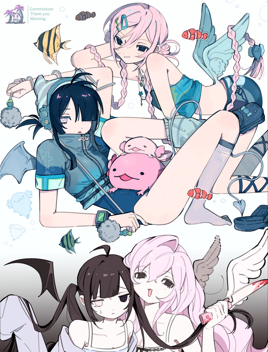 _d0nteat_'s tweet photo. スケブ ありがとうございました🍓🐠 https://t.co/4ALuCWKelr