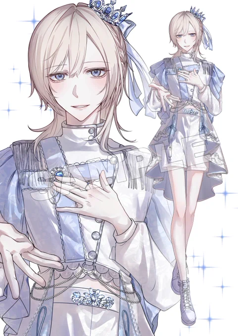 【work】 生誕祭出典の等身大パネル用イラストを描かせていただきました! ぼたんさんお誕生日おめでとうございます #ぼたん生誕2026