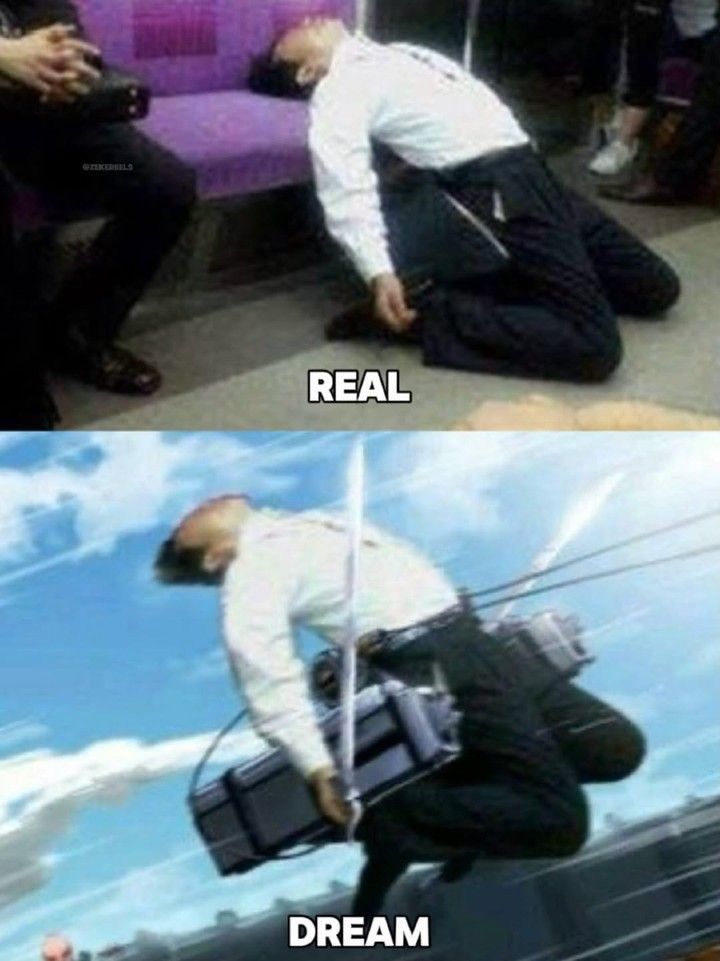 animeposts's tweet photo. Dream vs Reality https://t.co/3ZyjcQJhJg