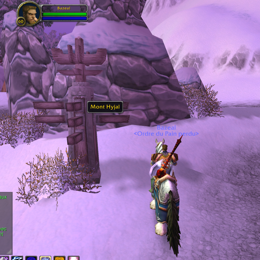 Firestarwz's tweet photo. Blizzard avait quand même fait le panneau pour le Mont Hyjal dans wow classic. https://t.co/pXoghxlDCx