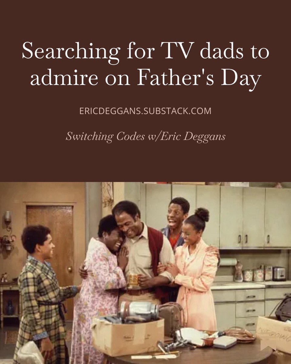 Deggans's tweet photo. For Father’s Day, I’m resurfacing a piece I wrote last year on how my greatest lessons about being a father have come from two sources: my own children, and television shows. READ: https://t.co/9gVdZff5iP https://t.co/aNh6c0Acz2