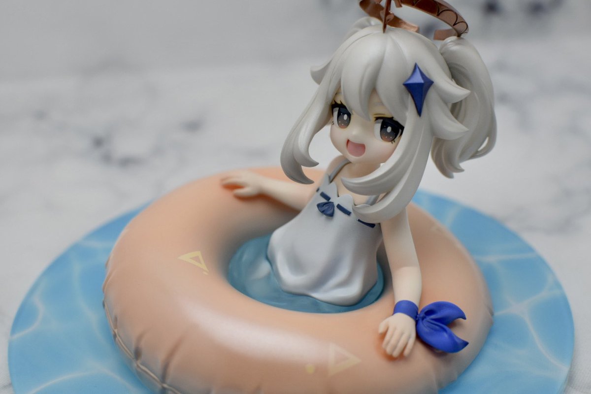 chiharu_ichiba's tweet photo. 【パイモン 水着ver.】完成しました✨
#wf2026s で販売予定です！
合計12パーツの組みやすいキットとなっています！
#原神　#パイモン https://t.co/R8u6002zYp