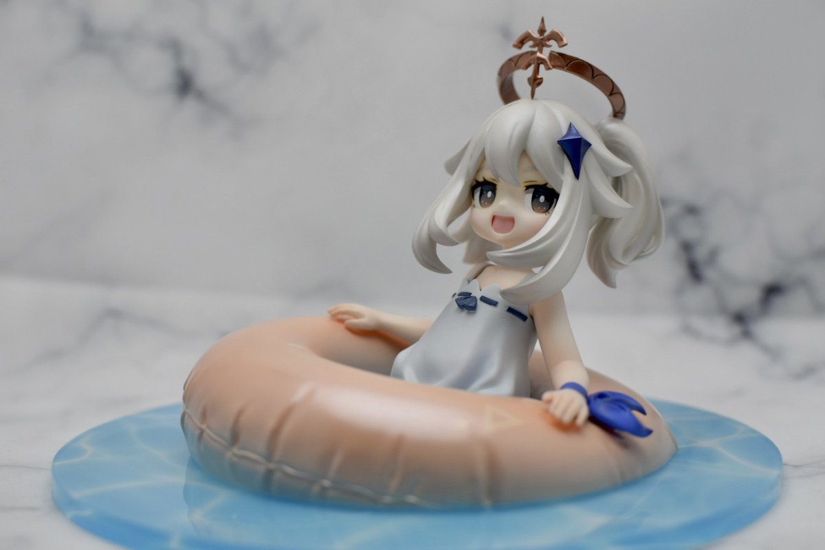 chiharu_ichiba's tweet photo. 【パイモン 水着ver.】完成しました✨
#wf2026s で販売予定です！
合計12パーツの組みやすいキットとなっています！
#原神　#パイモン https://t.co/R8u6002zYp