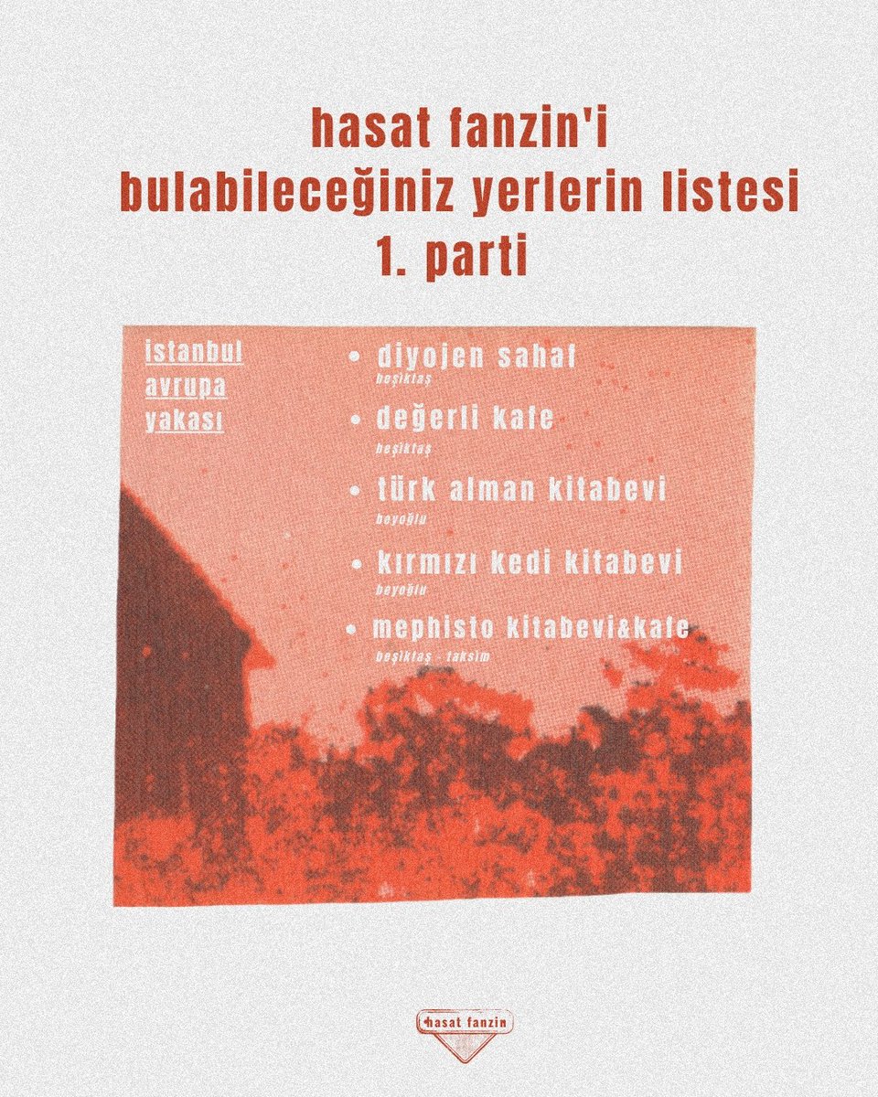 HasatFanzin's tweet photo. 67. sayı, yaz sayısı istanbul'da! https://t.co/a4pItZaHWE