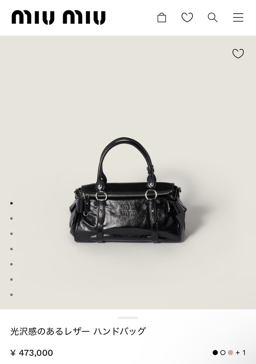 アヤカ Mサイズ アヤカのバッグ👜 Miu Miu ¥473,000 #NiziU #AYAKA