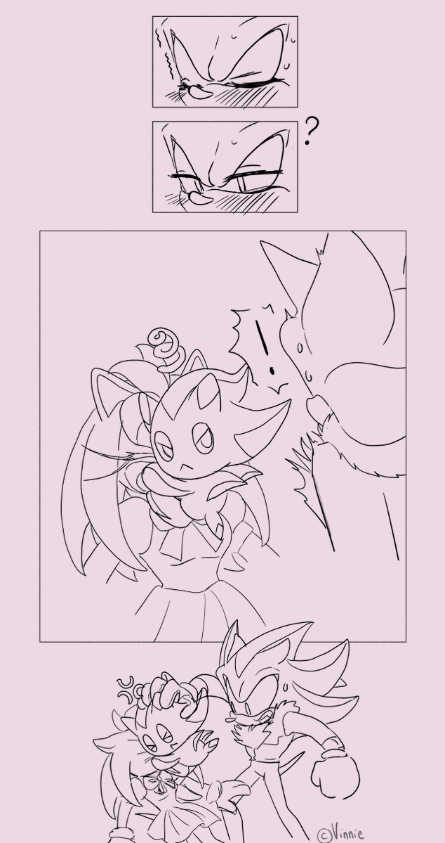 VirginieBl96582's tweet photo. A crack second part.
Don't plan a date in the Chao charden.

#shadamy #ShadamyWeek2026 #shadamyweek https://t.co/O4V5U05gux