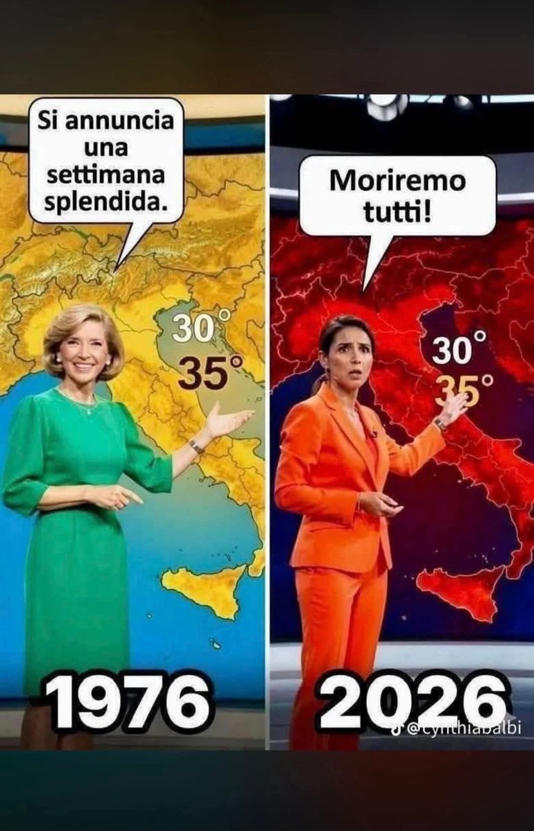 ScipioMCMLXVIII's tweet photo. Cambiano i metodi,le temperature sono sempre le stesse https://t.co/d41OK42n0F