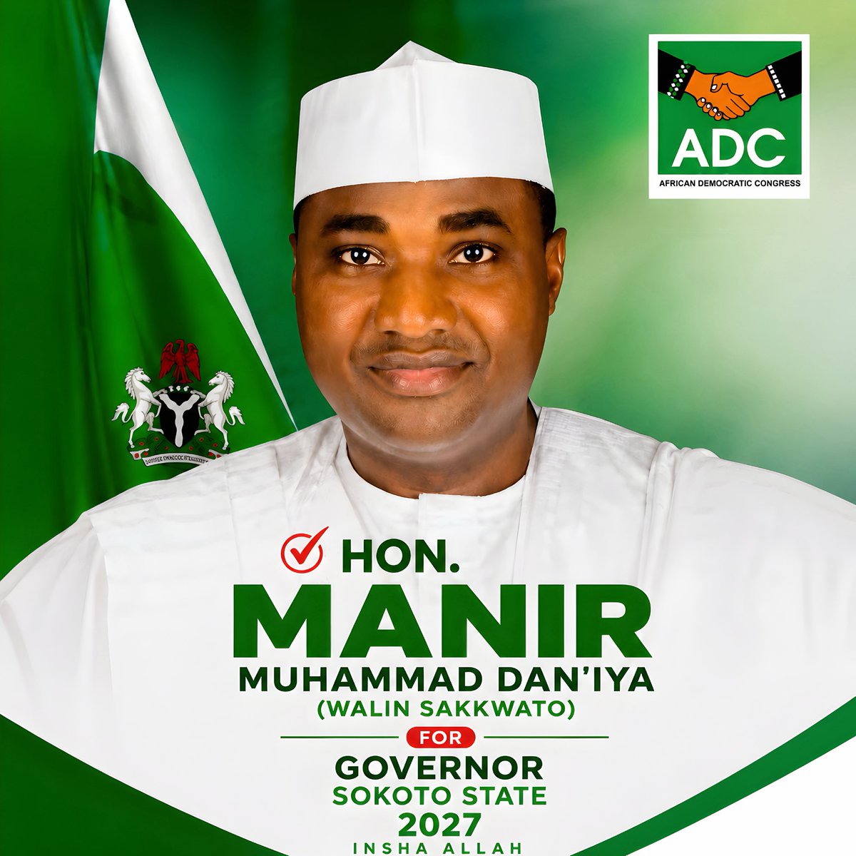 officialmdaniya's tweet photo. Welcome to the Official Account of Hon. Manir Muhammad Dan Iya, CNA.

This page provides updates on his public service, leadership, community engagement, and matters of importance to the people of Sokoto State and Nigeria. #adc https://t.co/TYS1IUyti7