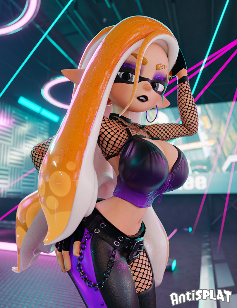 AntiSPLAT's tweet photo. Hey everyone! I made promo renders for Elizabeth "Astro" Ramsey, a Splatoon OC by @TealGerudo. 

Be sure to check out the new version on Smutbase with a new Idol outfit and several improvements! Link will be in the comments (huge boobs not included). https://t.co/SycI46g9eV