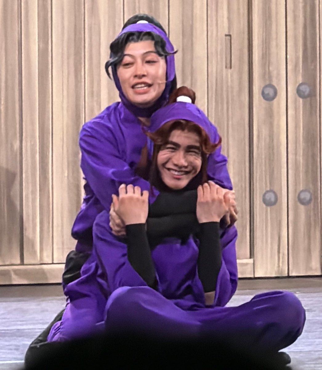 superstargdgd's tweet photo. 6/21  ソワレ 大千秋楽💜

可愛すぎてブレちゃったけど可愛すぎるので載せます

#忍ミュ https://t.co/LsfTNl3q1I