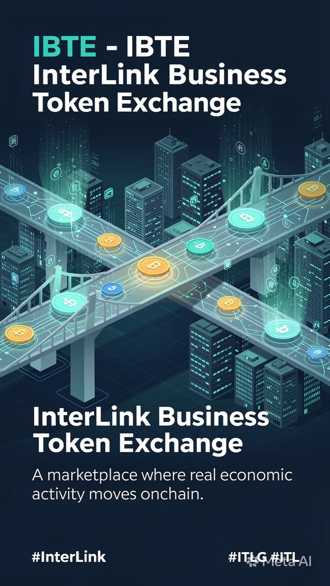 forInterlink's tweet photo. What is IBTE?

IBTE (InterLink Business Token Exchange) is designed to connect real businesses with the Web3 economy through business tokenization.

Not just another exchange.
A marketplace where real economic activity can move onchain.

#InterLink #ITLG #ITL https://t.co/ORFamuCn53