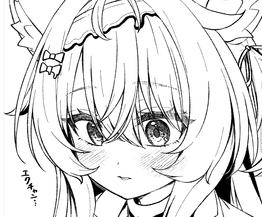 anonemuna's tweet photo. カラーイラストとは別のペン使って線画描いてるけど楽しい😊🎶
ｴｸﾁｬﾝｶﾜｲｲ https://t.co/15GI2XHynw