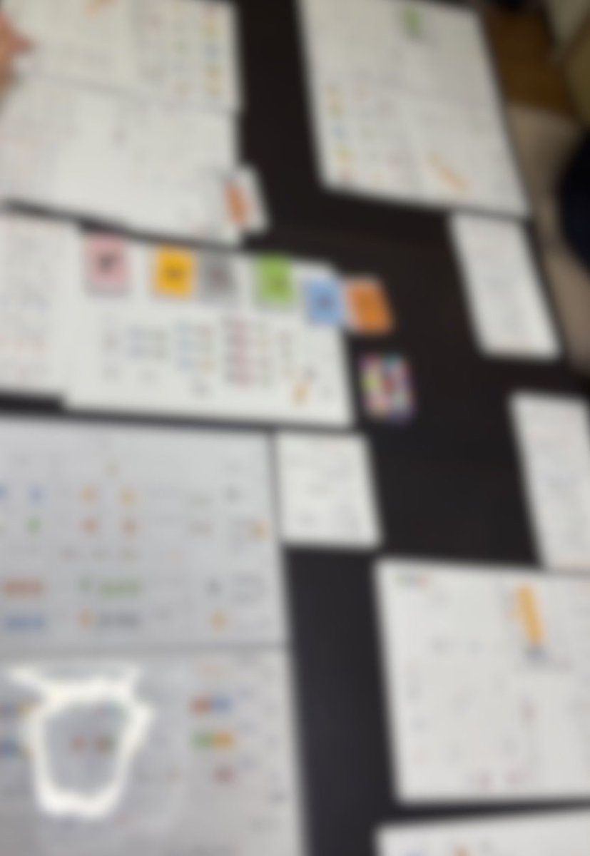gakugamekari's tweet photo. 今日はクローズ会でした

遊んだゲーム
・ガイア・プロジェクト
→多分拡張入りは2回目とか
割と頑張った。めっちゃ時間かかりましたね

・ダンジョンチーム
→協力トリテ
難しすぎないか？？？

・自作テストプレイ
→今のバージョンを遊んでもらうのは初
感謝🙏

・ダイスアップグレードアルケミスト https://t.co/qtbQJfRR5H