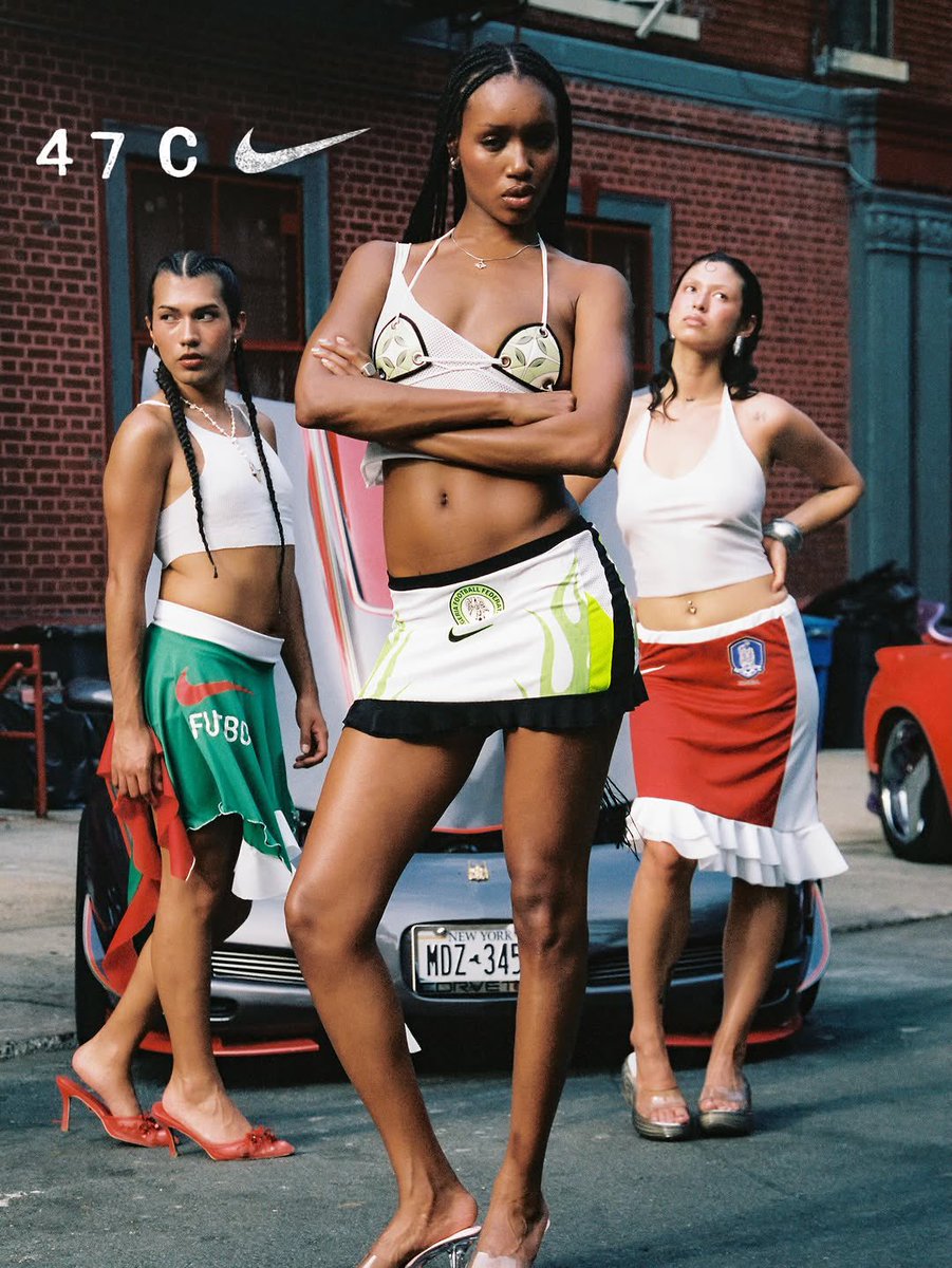 NoteSphere's tweet photo. One of one football bikinis + skirts
by Savannah for Nike. 2026. https://t.co/YFmNYlaUcf