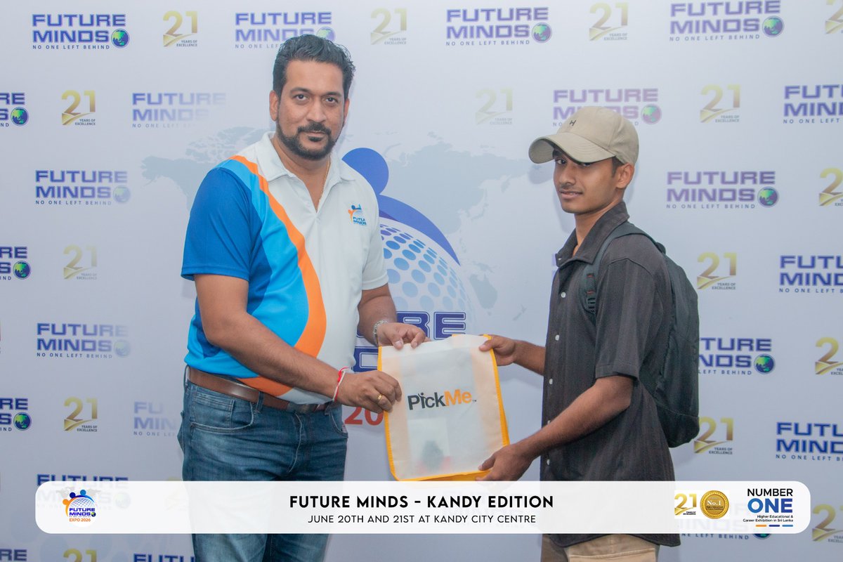 FutureMindsLK's tweet photo. 𝐅𝐔𝐓𝐔𝐑𝐄 𝐌𝐈𝐍𝐃𝐒 𝟐𝟎𝟐𝟔 - 𝐊𝐀𝐍𝐃𝐘 𝐄𝐃𝐈𝐓𝐈𝐎𝐍 🚀

Event Highlights

Visit Future Minds at 𝐊𝐂𝐂, 𝐊𝐀𝐍𝐃𝐘 to find the best path for your future.

𝐄𝐍𝐓𝐑𝐀𝐍𝐂𝐄 𝐅𝐑𝐄𝐄 !!!

#FutureMinds #FutureMinds2026 #HigherEducation #CareerCounselling #SriLanka #KCC https://t.co/BmOyOw0IUj