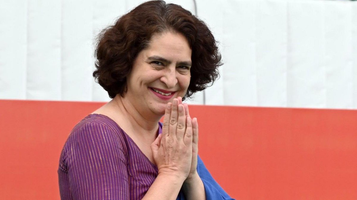 ADiravia's tweet photo. "A very good evening to all.🙏
 
Smt. Priyanka Gandhi Vadra ji brings positivity, grace, and strength to the Congress family." https://t.co/ux23f7oSx0