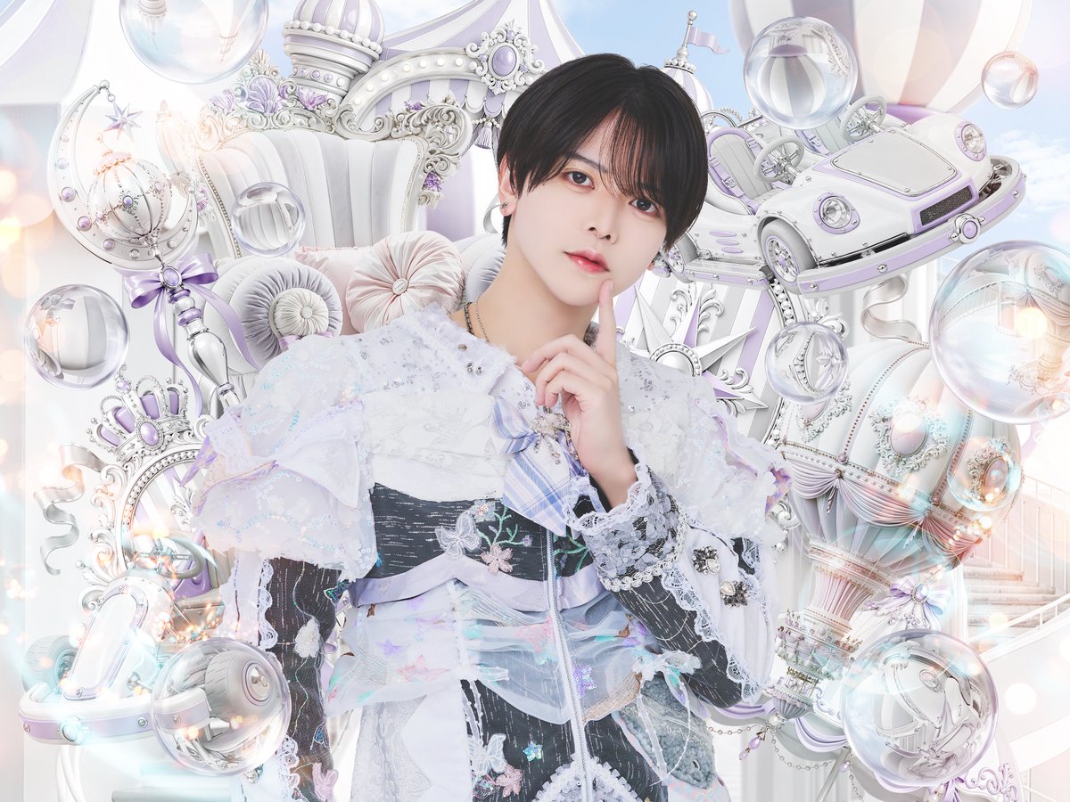 lovesick_info's tweet photo. 【武道館新ビジュアル公開②🎡💞】

♡.･ﾟ┈┈┈┈┈┈┈┈┈┈┈
🤍Name：えつや(@etsuya_lvsk )
⭐️Color：white
🤍「えっちゃんのこといっちゃん愛して！」
┈┈┈┈┈┈┈┈┈┈┈ﾟ･.♡

リポスト＋♡ = 10000
達成でNEXT Member新アー写公開💘

♡.*･ﾟ┈┈┈┈┈┈┈┈┈┈┈

2026年7月30日(木)
#らぶしっく 2.5th ANNIVERSARY LIVE
-ハピネスだけで世界中埋め尽くしてやれ！-
@ 日本武道館

にてお披露目予定🏰✨

#らぶしっく日本武道館