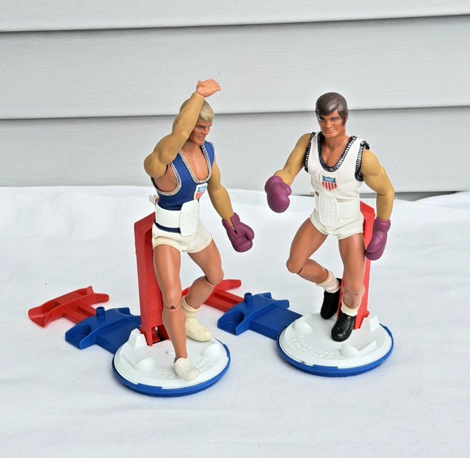 rusticrelics04's tweet photo. Vintage Mattel Big Jim Action Figures Roundhouse Puncher Boxing 70s https://t.co/1z4gxKfE6u #eBay via
@eBay #1970s #boxing #toys #collector #retro #VintageToys #CollectibleToys #ToyCollector #RetroToys #ToyHunting #VintageFinds #RareToys #ToyCollection #ActionFigures https://t.co/gdvHFC6fI4