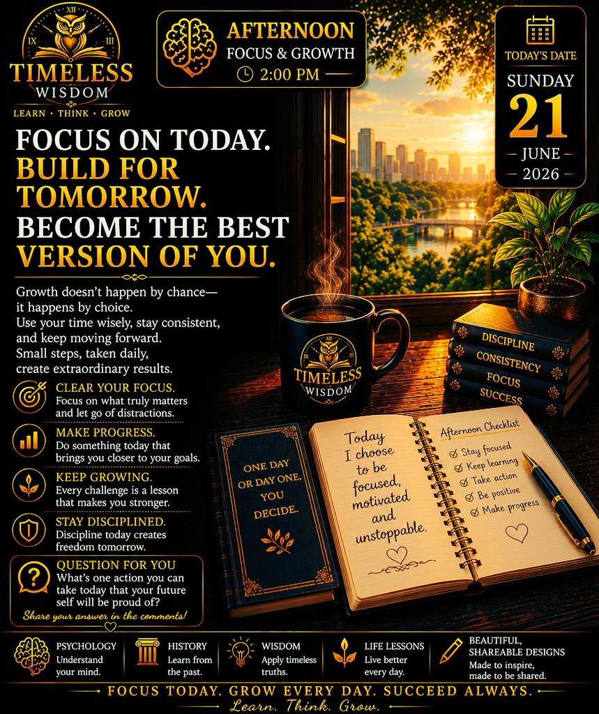 shaibu_donatus's tweet photo. The future isn't built in a single day—it's built by the choices you make today. 

🌱 Stay focused, stay consistent, and let every small step move you closer to the person you're becoming. 

What is one goal you're working on that you refuse to give up?

#TimelessWisdom #Growth https://t.co/6aEyEWRPc2