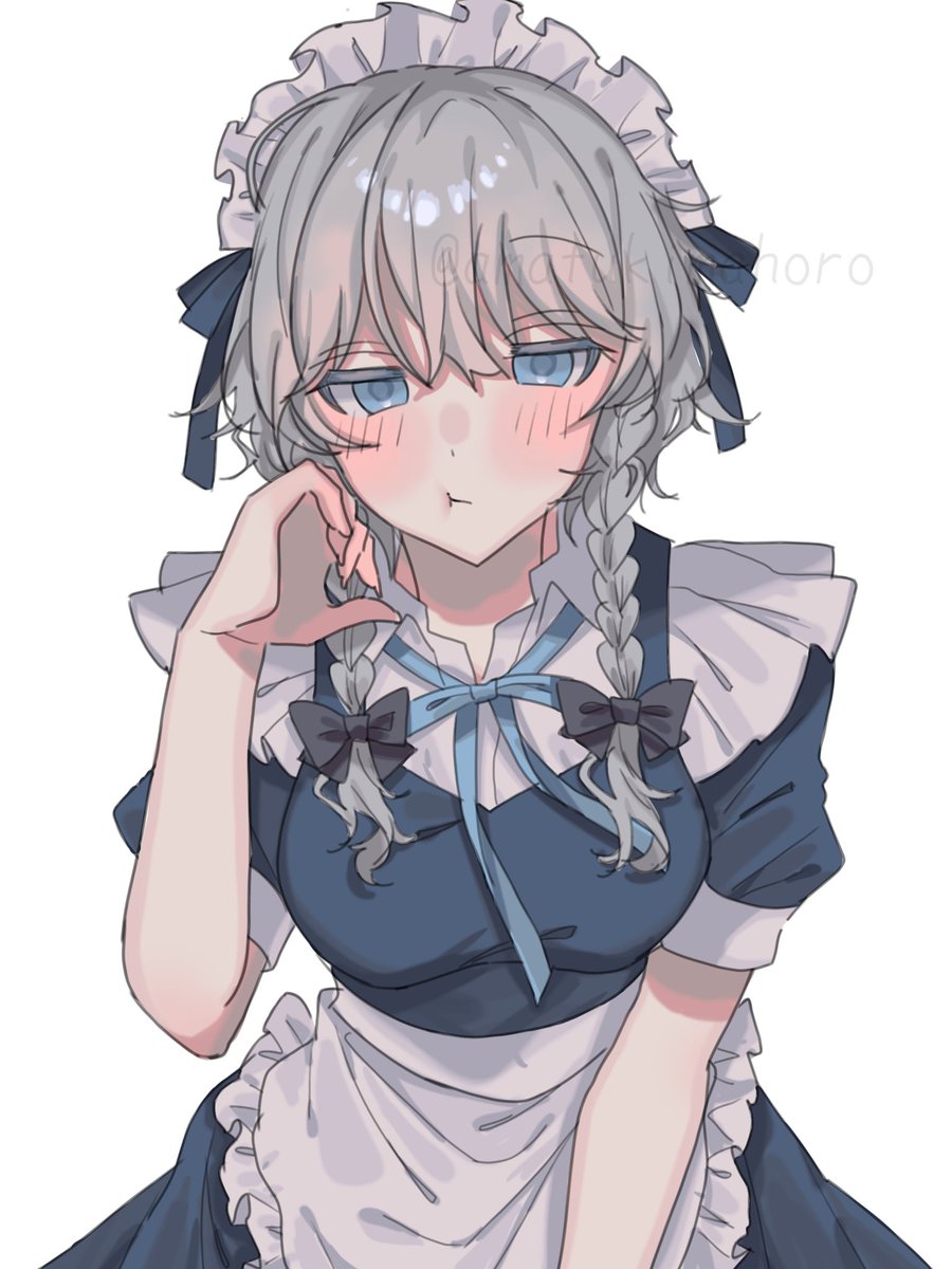 amatukimahoro's tweet photo. 咲夜 https://t.co/JkV6Xg2tQY