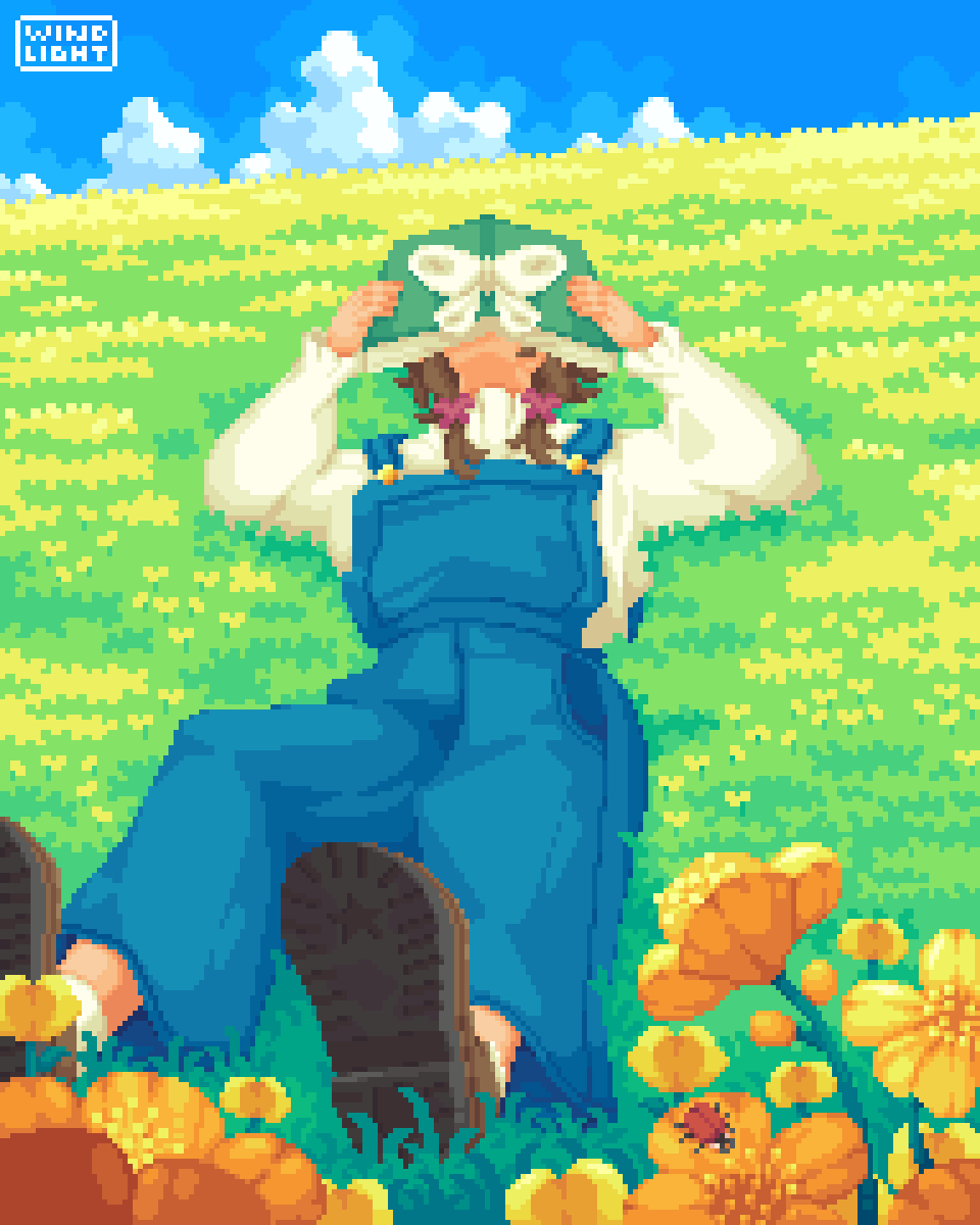 wndlight_'s tweet photo. Stay for a While🌻
#pixelart #ドット絵 #commissionsopen https://t.co/UdWNPbi1BH