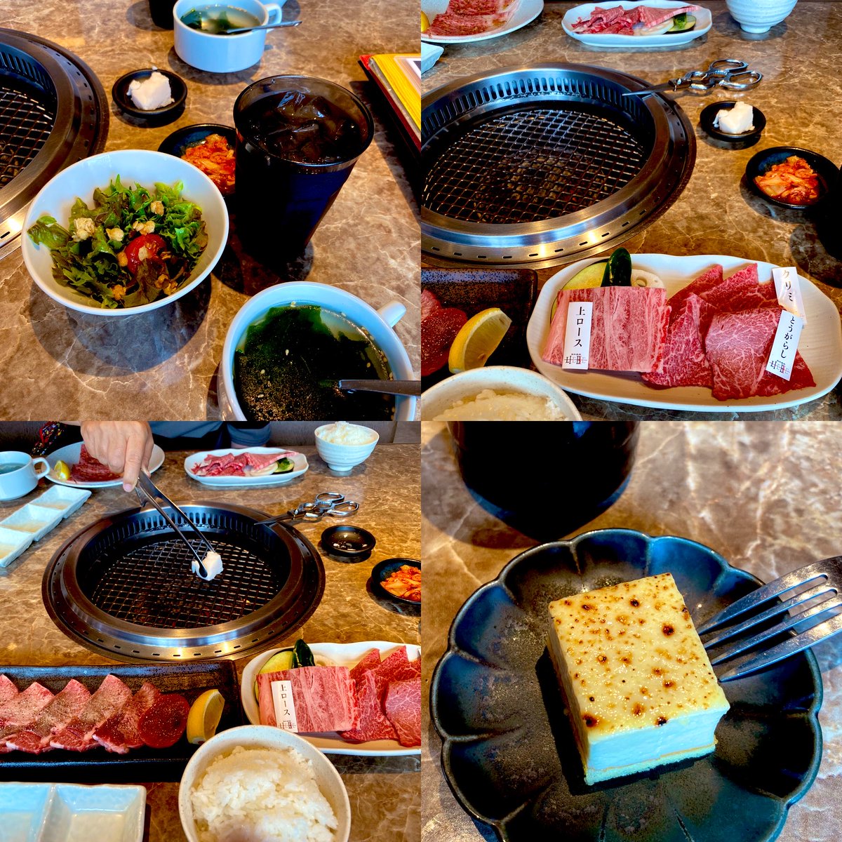 salviacoffee8's tweet photo. 今日は夫と焼肉ランチに😋
サッカー観ないと！！と言うので急いで食べて急いで帰って来ました😅勝ってよかった〜⚽️ https://t.co/77HRDvoWDI