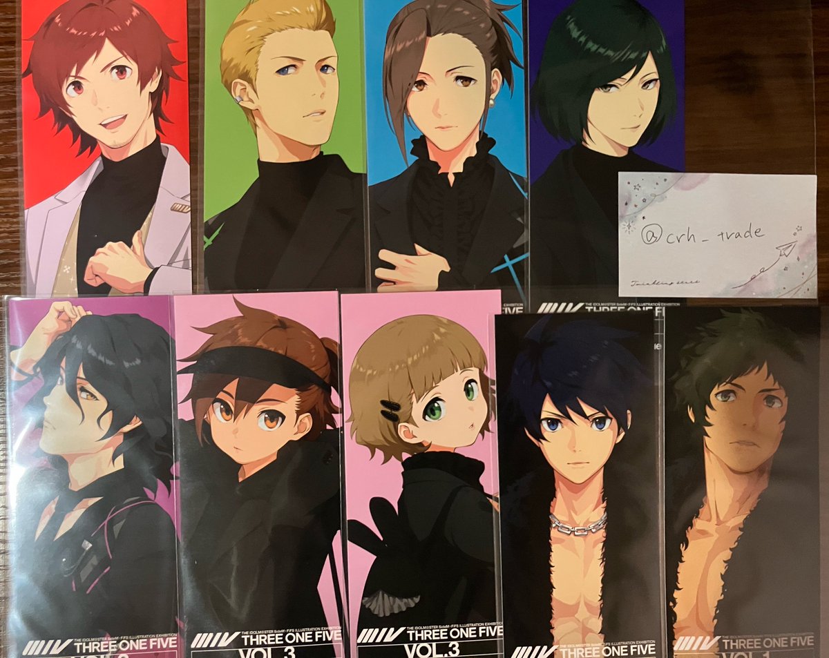 crh_trade's tweet photo. 【交換】SideM FiFS展
譲）ステージフォト：朱雀、アスラン、道夫、類、次郎、涼、大吾、秀、百々人、鋭心
フォト風カード：玄武2、荘一郎2、アスラン、咲、大吾、類2
特典：輝、北斗、みのり、九郎、アスラン、志狼、かのん、タケル、道流
求）一希
↓ https://t.co/wUdM992WkP