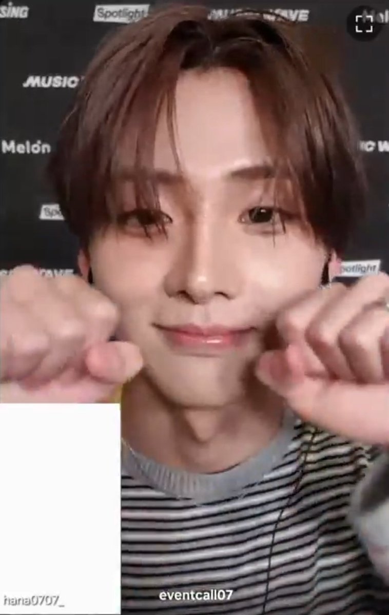 19wons's tweet photo. sangwon first fancall with his brown hair 🤎 https://t.co/LIPRIuXqZJ