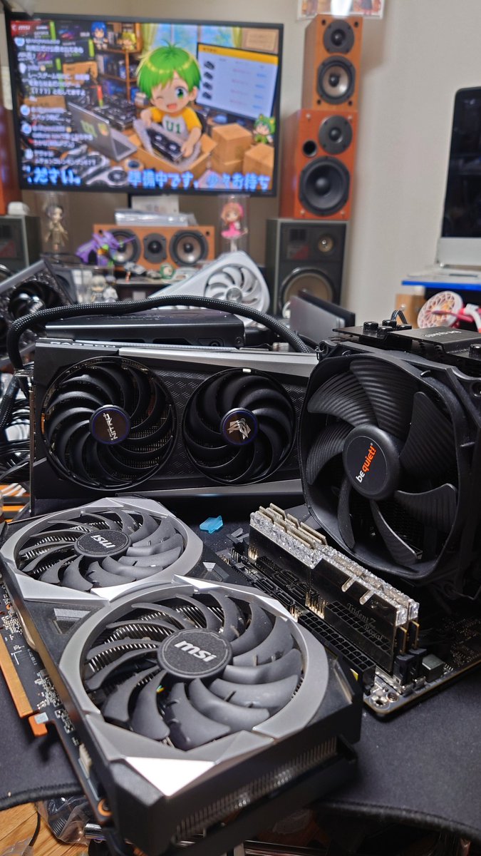 Pine1973's tweet photo. 去年のリベンジ…
#inWin さんの ITXケース A1Primeへ #Sapphire さんのRX6700XTを!
物理的には入ったーよ\(^o^)/
問題は…このパズル…かなり難しいんよねー(´;ω;`)
メモリもGSkillさんのロイヤル付けてみたけど…派手すぎるかな( ̄▽ ̄;)
まぁ…6600XTなら普通に入るからなー悩むなー https://t.co/lleGRQ2jYy