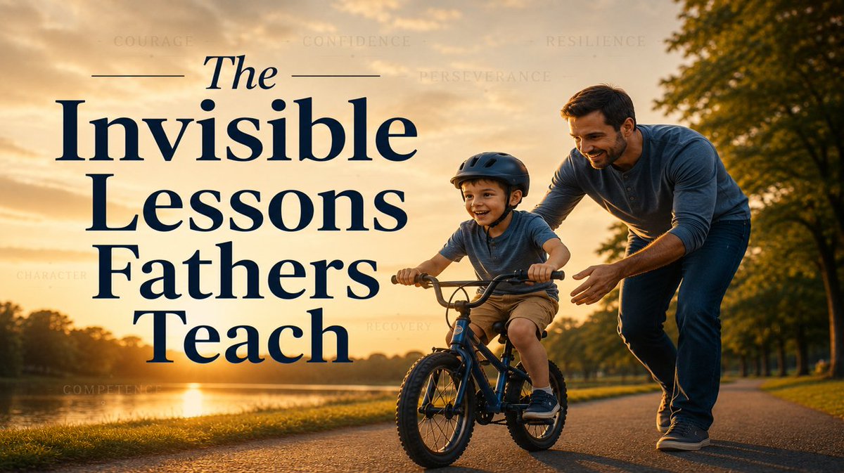 The 8 invisible things that father's teach. Can you guess them? Happy ...